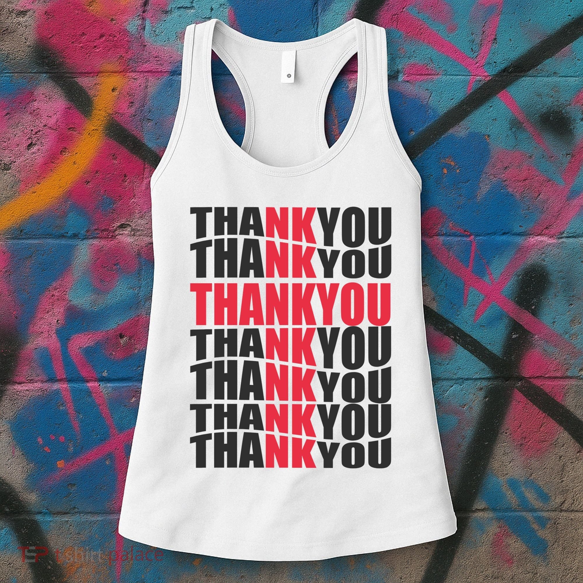 Jesus Thank You Cross Lord Savior Christian Love Religious Women's Tank Top