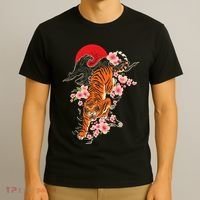 Japanese Tiger Zoologist Wild Animal Zoo Lover Safari T-Shirt thumb 3