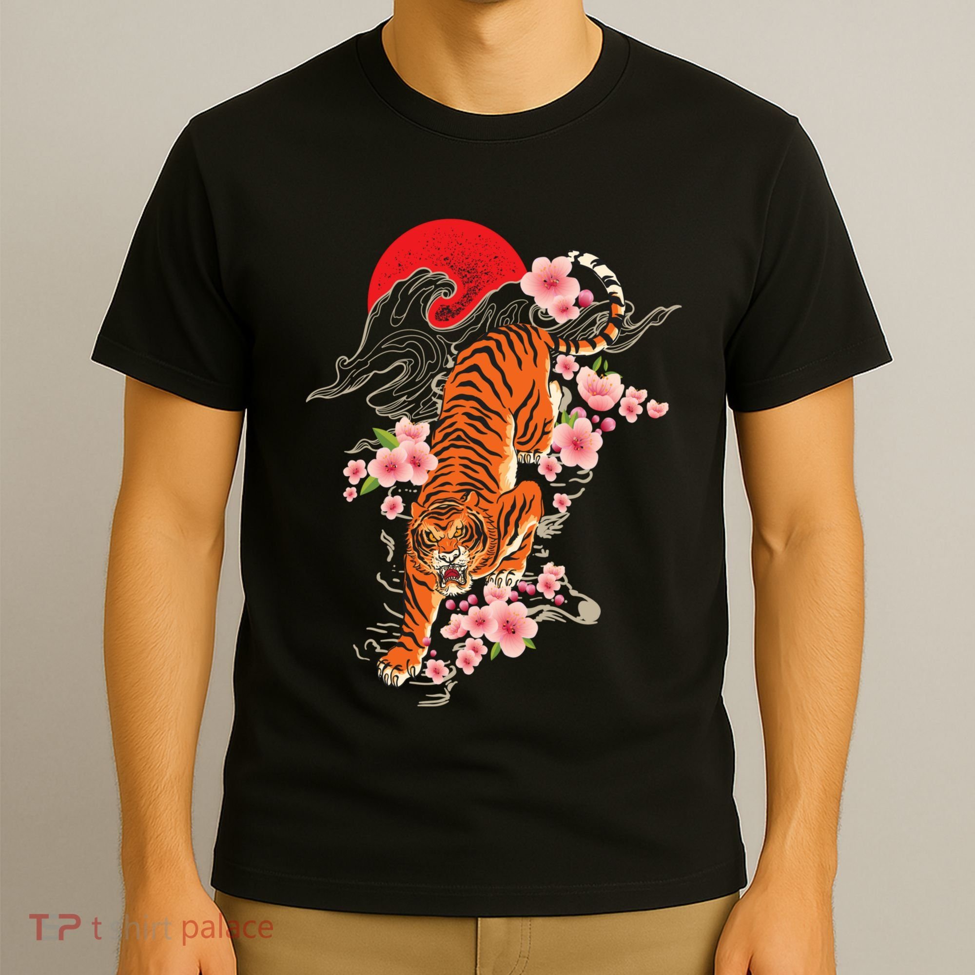 Japanese Tiger Zoologist Wild Animal Zoo Lover Safari T-Shirt