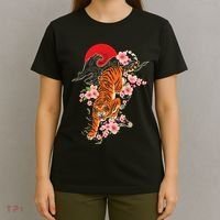 Japanese Tiger Zoologist Wild Animal Zoo Lover Safari T-Shirt thumb 4