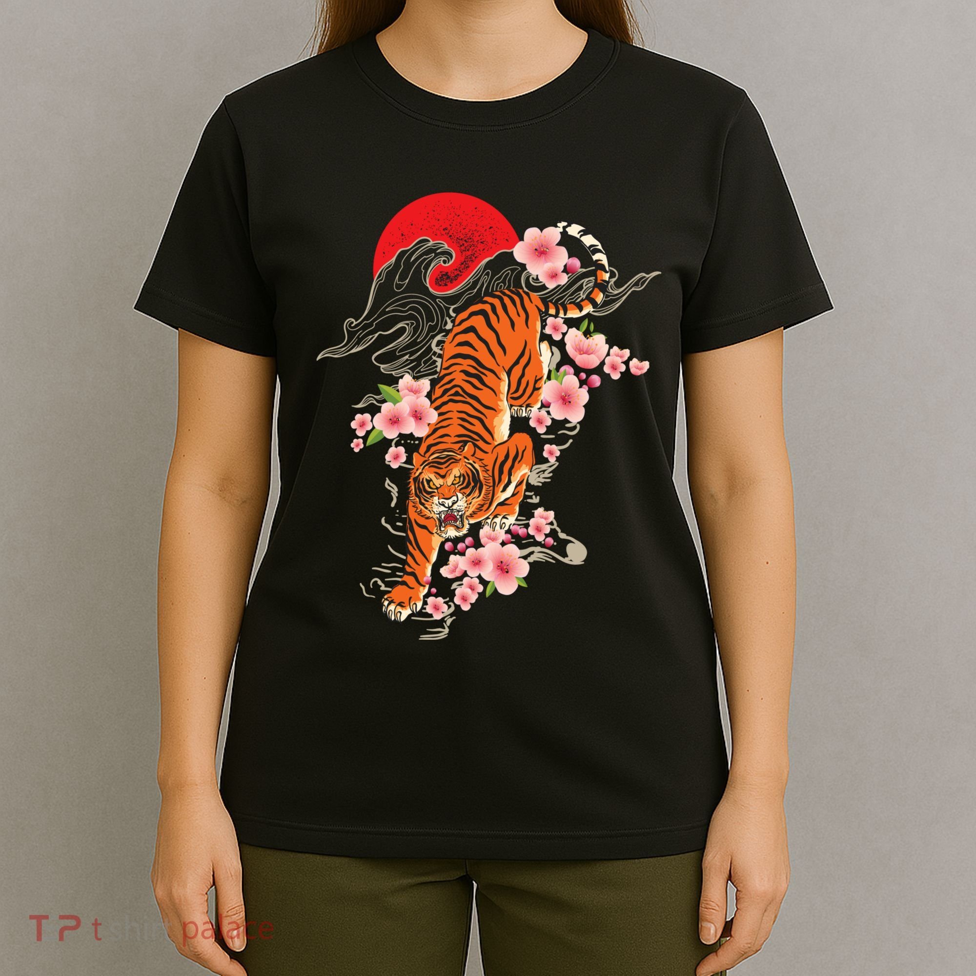 Japanese Tiger Zoologist Wild Animal Zoo Lover Safari T-Shirt