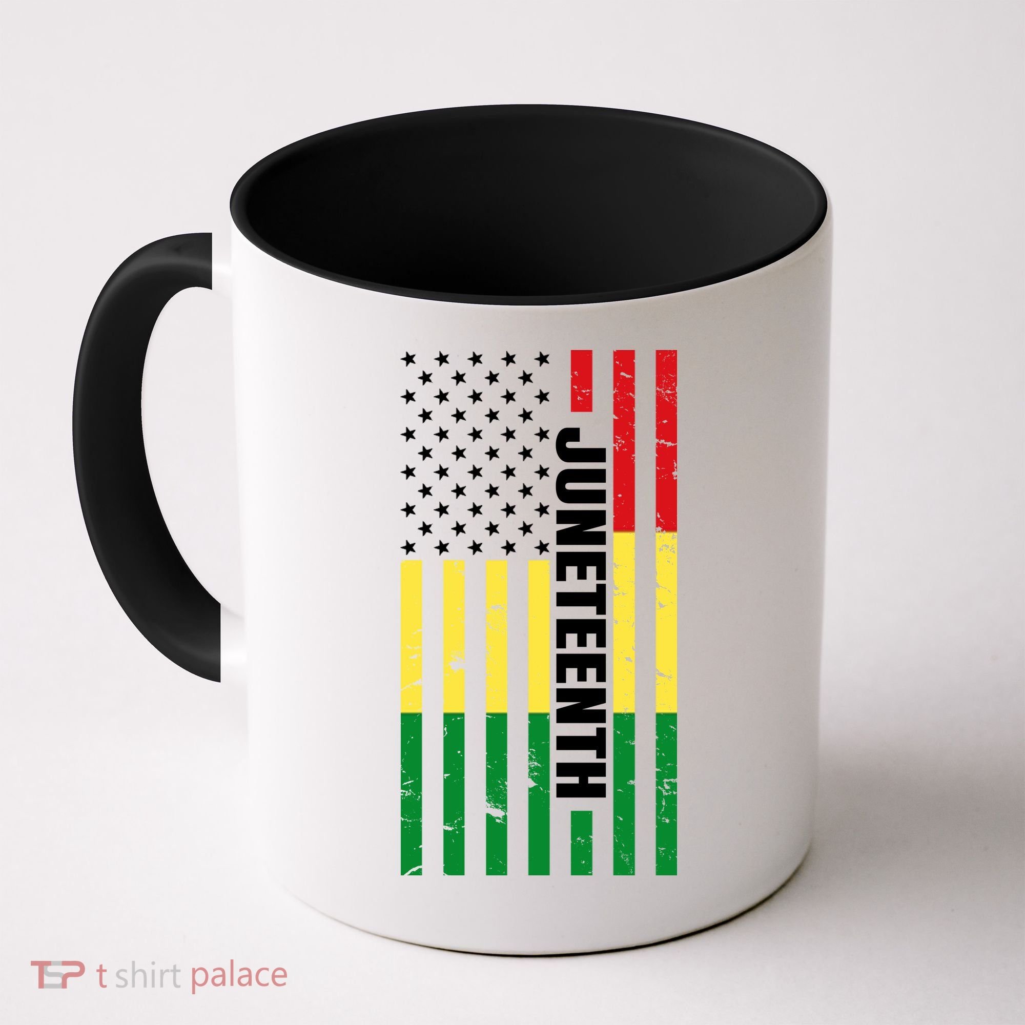Juneteenth USA Black History Month Flag Coffee Mug