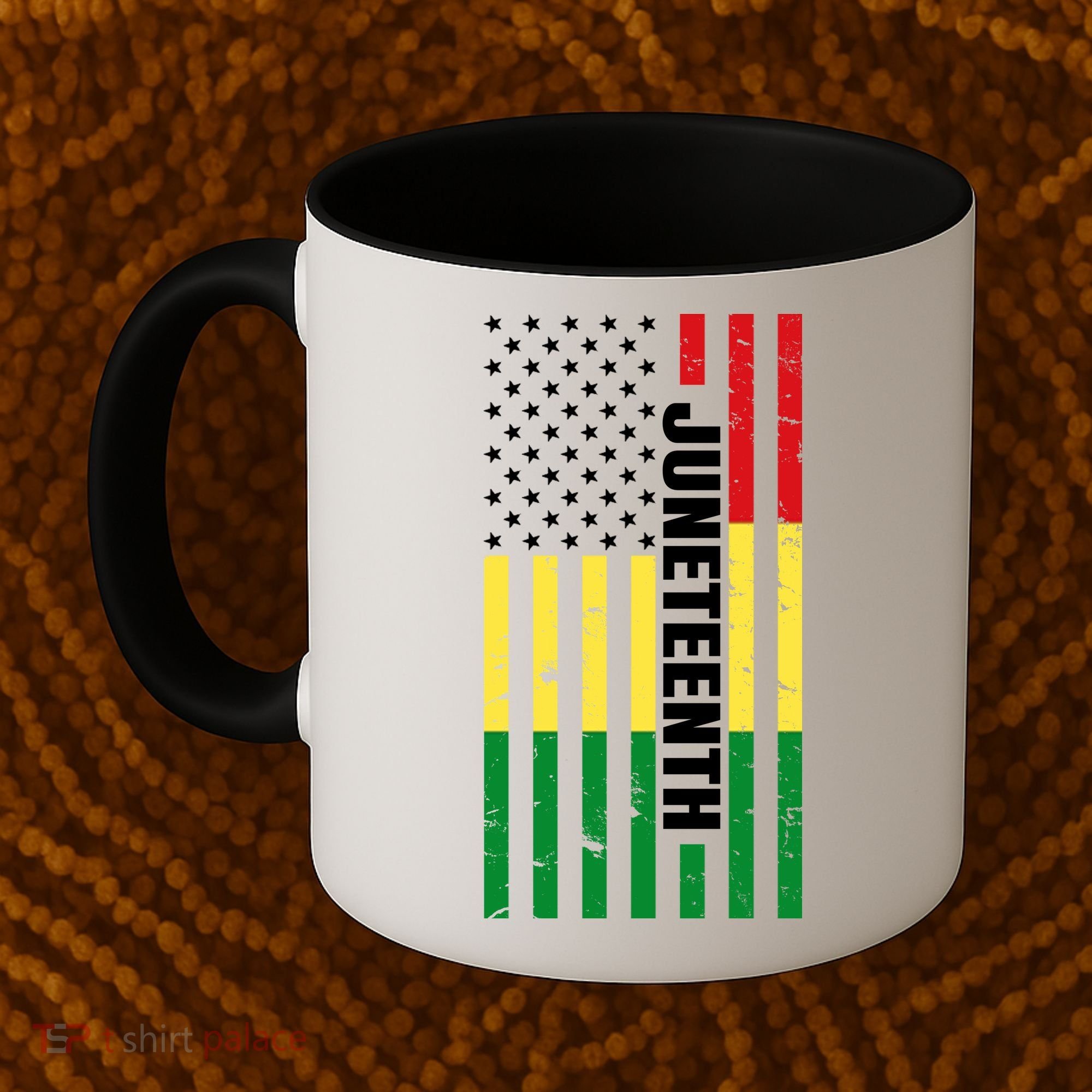 Juneteenth USA Black History Month Flag Coffee Mug