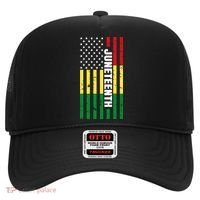 Juneteenth USA Black History Month Flag Hat thumb 0
