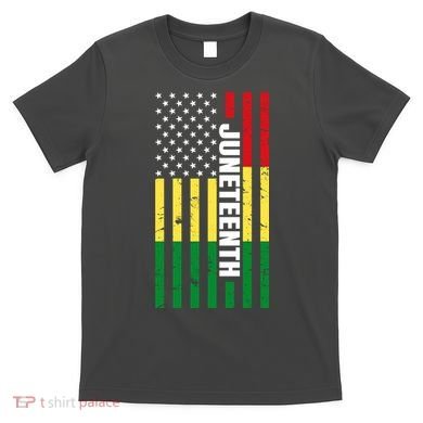 Juneteenth USA Black History Month Flag T-Shirt