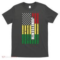 Juneteenth USA Black History Month Flag T-Shirt thumb 0