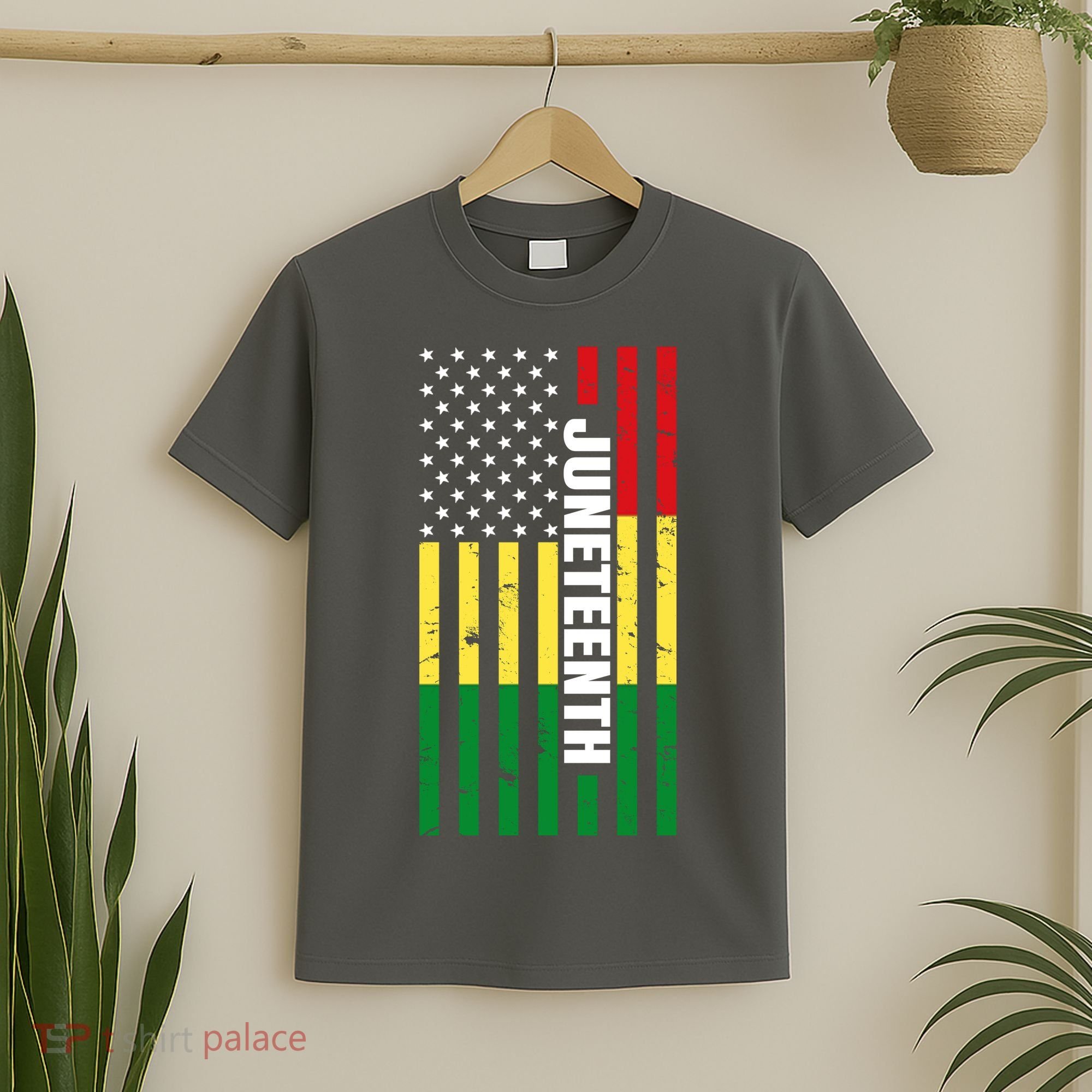Juneteenth USA Black History Month Flag T-Shirt