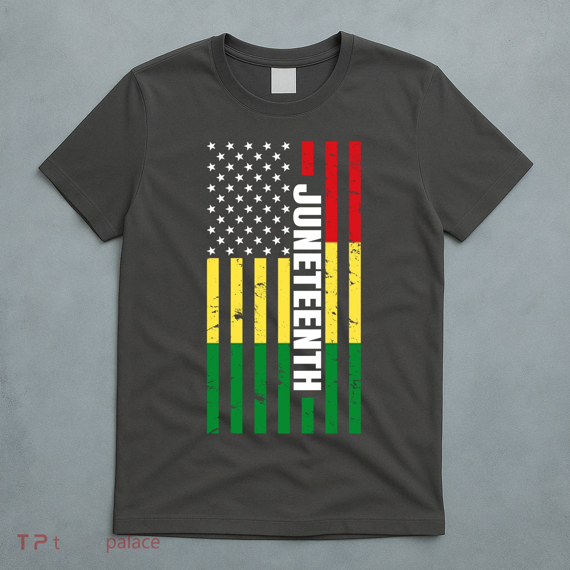 Juneteenth USA Black History Month Flag T-Shirt