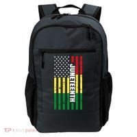 Juneteenth USA Black History Month Flag Backpack thumb 0