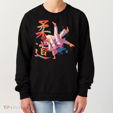 Judo Martial Arts Watercolor Women's Sweatshirt