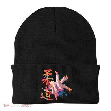 Judo Martial Arts Watercolor Beanie