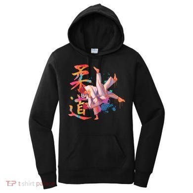 Judo Martial Arts Watercolor Women's Hoodie
