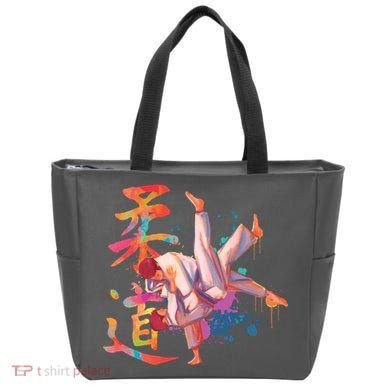Judo Martial Arts Watercolor Tote Bag