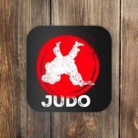 JUDO Olympic Sports Stylized Distressed Coaster thumb 0