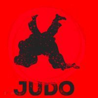 JUDO Olympic Sports Stylized Distressed Santa Hat thumb 1