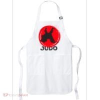 JUDO Olympic Sports Stylized Distressed Apron thumb 0
