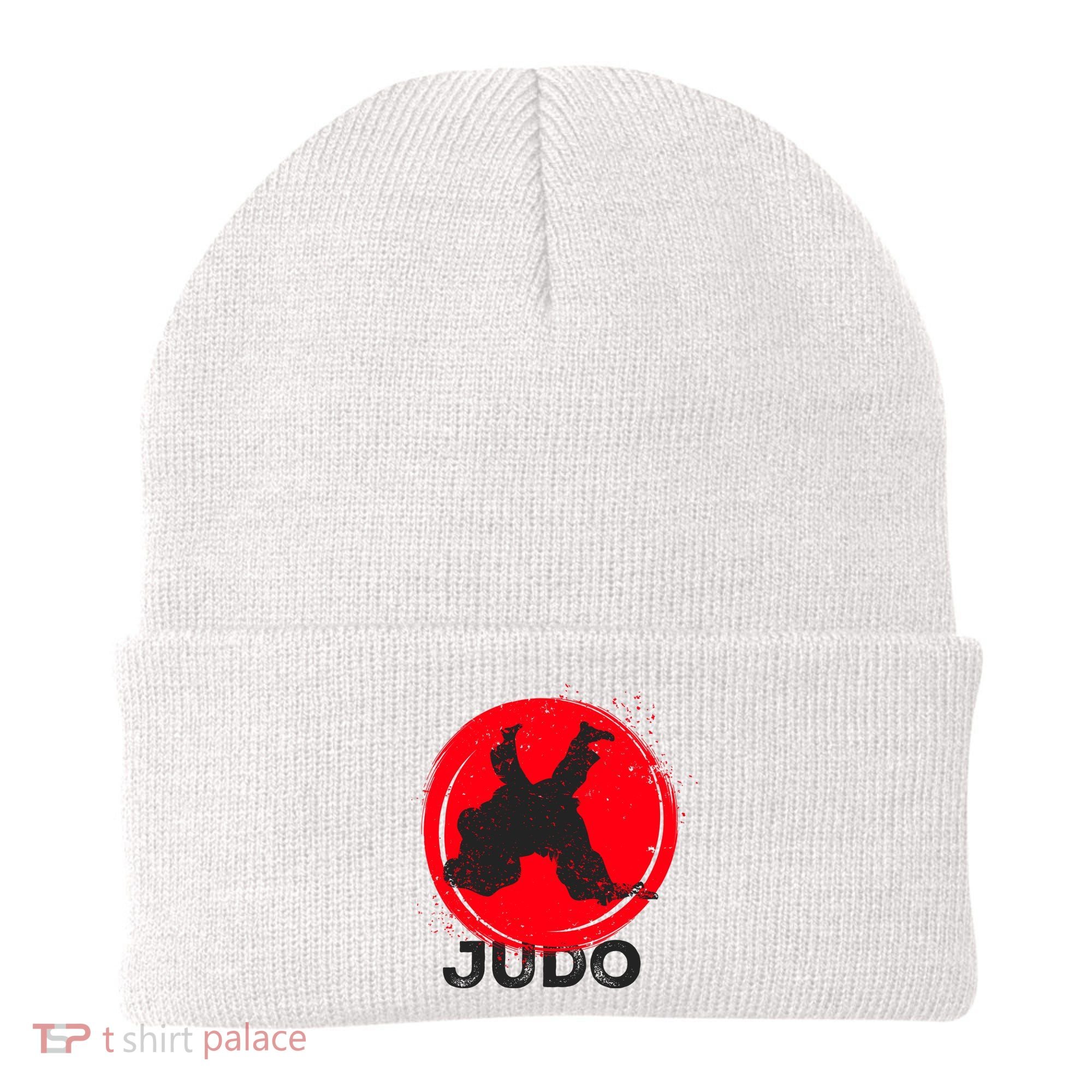JUDO Olympic Sports Stylized Distressed Beanie
