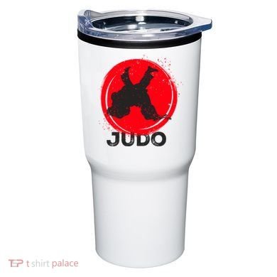 JUDO Olympic Sports Stylized Distressed Tumbler