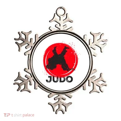 JUDO Olympic Sports Stylized Distressed Ornament