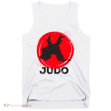JUDO Olympic Sports Stylized Distressed Tank Top