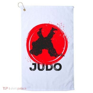 JUDO Olympic Sports Stylized Distressed Golf Towel