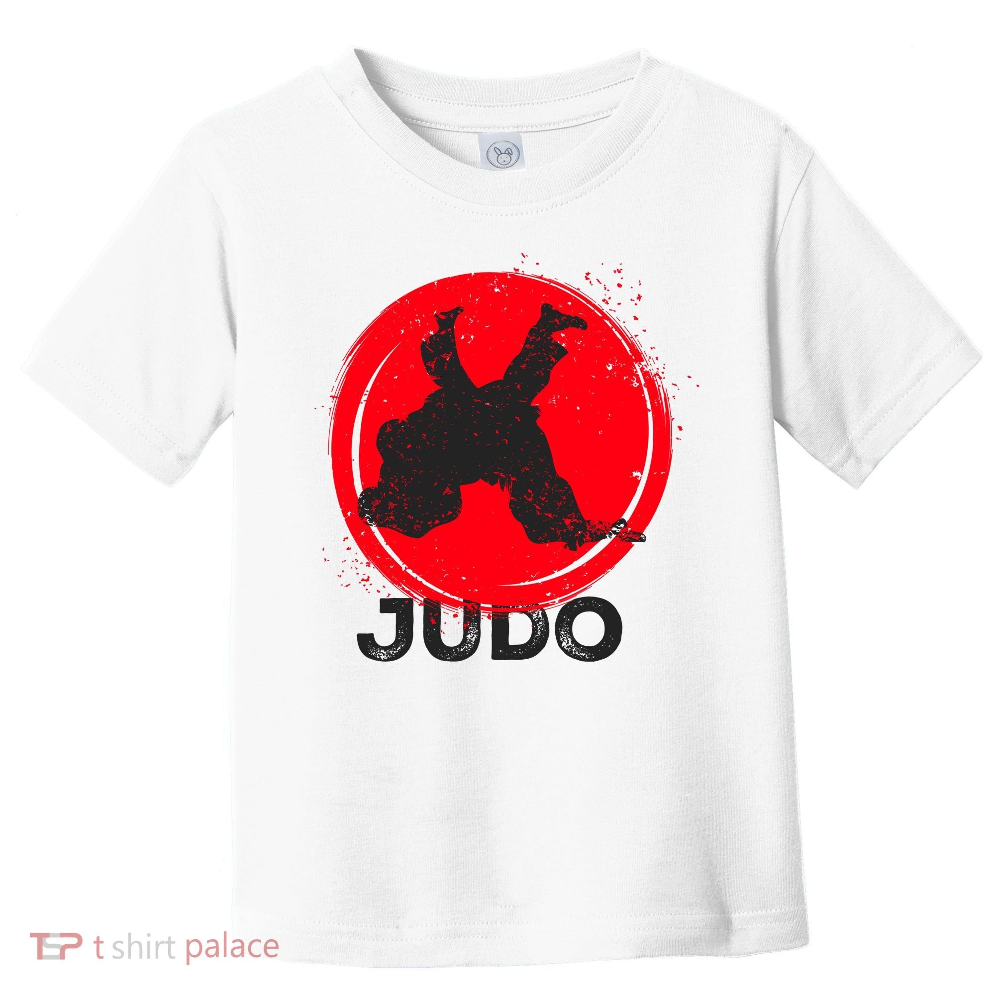 JUDO Olympic Sports Stylized Distressed Toddler T-Shirt
