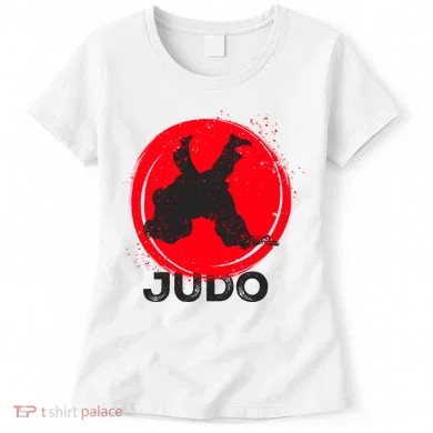 JUDO Olympic Sports Stylized Distressed Women's T-Shirt