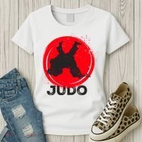 JUDO Olympic Sports Stylized Distressed Women's T-Shirt thumb 3
