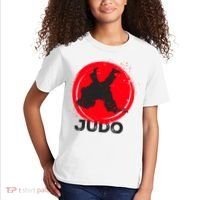 JUDO Olympic Sports Stylized Distressed Kids T-Shirt thumb 2