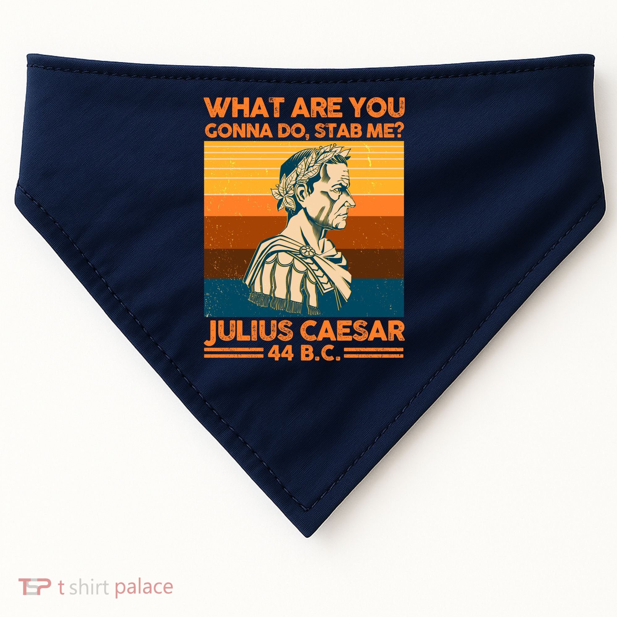 Julius Caesar What Are You Gonna Do Stab Me? USA-Made Doggie Bandana