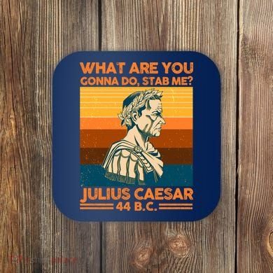 Julius Caesar What Are You Gonna Do Stab Me? Coaster