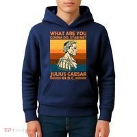 Julius Caesar What Are You Gonna Do Stab Me? Kids Hoodie thumb 4