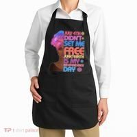 July 4th Didn't Set Me Free Juneteenth Apron thumb 2