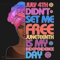 July 4th Didn't Set Me Free Juneteenth Women's Hoodie thumb 2