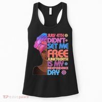 July 4th Didn't Set Me Free Juneteenth Women's Tank Top thumb 0