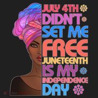 July 4th Didn't Set Me Free Juneteenth Hat thumb 2