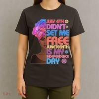 July 4th Didn't Set Me Free Juneteenth T-Shirt thumb 4