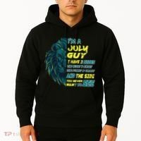 July Birthday Guy Has 3 Sides Sweet Funny Crazy  Hoodie thumb 2