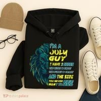 July Birthday Guy Has 3 Sides Sweet Funny Crazy  Hoodie thumb 4
