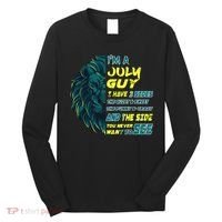 July Birthday Guy Has 3 Sides Sweet Funny Crazy  Long Sleeve Shirt thumb 0