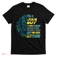 July Birthday Guy Has 3 Sides Sweet Funny Crazy  T-Shirt thumb 0