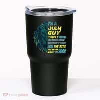 July Birthday Guy Has 3 Sides Sweet Funny Crazy  Tumbler thumb 0
