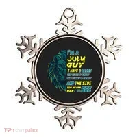July Birthday Guy Has 3 Sides Sweet Funny Crazy  Ornament thumb 0