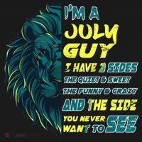 July Birthday Guy Has 3 Sides Sweet Funny Crazy  Toddler T-Shirt thumb 4