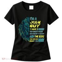 July Birthday Guy Has 3 Sides Sweet Funny Crazy  Women's T-Shirt thumb 0