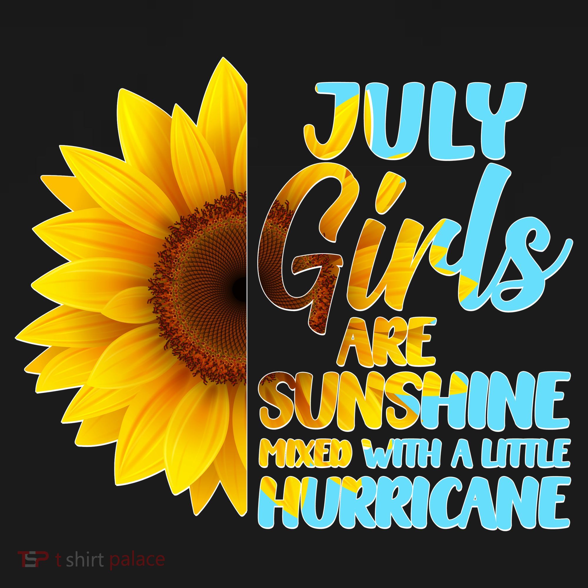 July Girls Are Sunshine Mixed With A Little Hurricane Long Sleeve Shirt