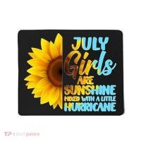 July Girls Are Sunshine Mixed With A Little Hurricane Mousepad thumb 0