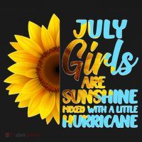 July Girls Are Sunshine Mixed With A Little Hurricane Mousepad thumb 1
