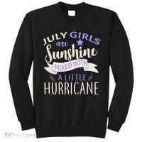 July Girls Are Sunshine Mixed With Hurricane Sweatshirt thumb 0