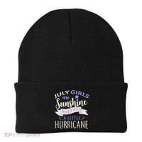 July Girls Are Sunshine Mixed With Hurricane Beanie thumb 0